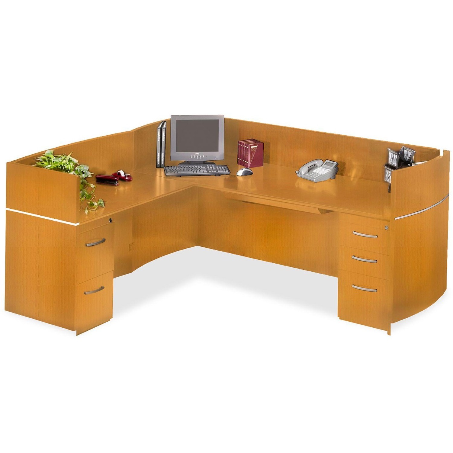 Mayline Group Napoli Series L Shape Reception Desk