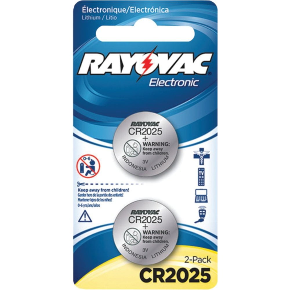 RAYOVAC KECR20252A 3Volt Lithium Keyless Entry Batteries, 2 pk