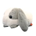 thumbnail image 1 of Muñeco de peluche de , Animal relleno de Pascua, regalos de Pascua, muñeco de conejo de peluche con orejas caídas para regalo de cumpleaños de Gris blanco, 1 of 10