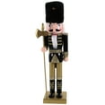 thumbnail image 5 of PAMINGONO 1Pcs Traditional Nutcracker Puppet Figure in Black Wood for Christmas present, 5 of 8