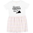 thumbnail image 3 of Inktastic Someone in Virginia Loves Me Girls Toddler Dress, 3 of 5