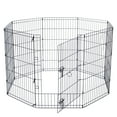 Max&Marlow Dog Playpen 8Panel Metal Dog Fence for Indoor Use and