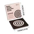 thumbnail image 2 of Newborn High Contrast Visual Stimulation Cards 0-3 Months Infant Brain Development Tummy Time Visual Tracking Early Education Sensory Flashcards Black White Toys Montessori Learning Activities, 2 of 5