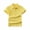 Yellow, variant on snilers Girls Short Sleeve Active Performance Golf Shirts Summer School Uniform Button Collared Cotton Shirt 2-13 Years