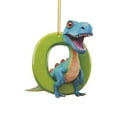 thumbnail image 3 of Christmas Dinosaur Acrylic Ornaments 26 Letters Decorative Hanging Alphabet Letters for Tree Craft, 3 of 6