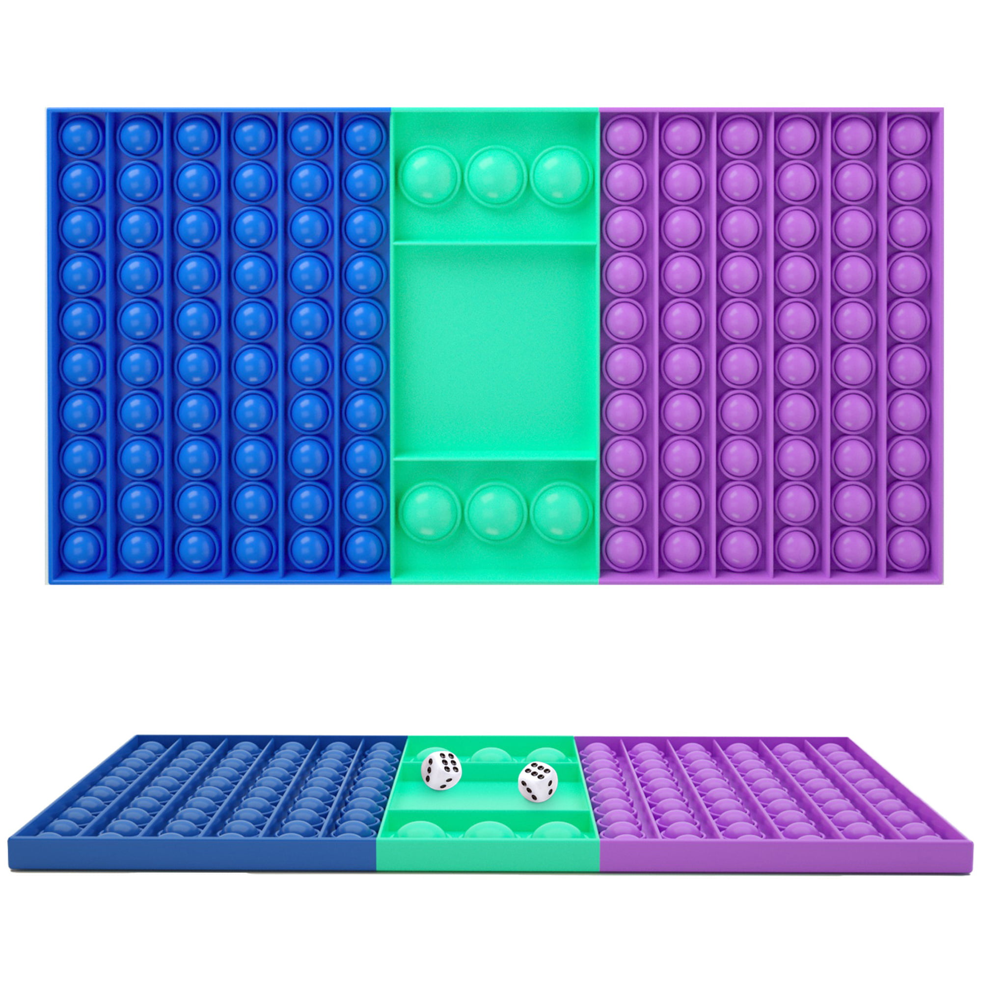 Silicone Rainbow Chess Board Bubble Sensory Toys Push Pop Game Fidget Toy it 