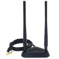 thumbnail image 1 of 2.4g/5g Dual Frequency Extension Cable Antenna Wifi Router Wireless Network Card 8db Antenna Magnet black, 1 of 4