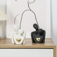 thumbnail image 5 of Mini Estatua de Pareja, Soporte para TV, DecoracióN, Escultura Abstracta, ChucheríAs, DecoracióN del Hogar, Parejas, Amor, Oficina, EspectáCulo, Piezas, Negro B, 5 of 5