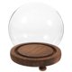 thumbnail image 4 of Clear Preserved Flower Glass Dome Display Dome Transparent Glass Dome with Wooden Base, 4 of 4