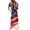 B, variant on SZXZYGS Womens Dresses for Wedding Guest Plus Size Europe and The United States New Independence Day Print V Neck Dress Fashion Temperament Holiday Clothing 2024