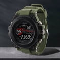 thumbnail image 1 of Reloj para hombre, deportivo, resistente al agua, para estudiantes, de aspecto elegante, para estudiantes de secundaria, moderno, multifuncional, con tecnología negra, reloj electrónico luminoso, 1 of 6