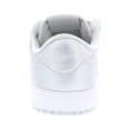 thumbnail image 3 of Nike Jordan 1 Retro Low OG PS Girls Shoes Size 2.5, Color: Neutral Grey/Metallic Silver, 3 of 3