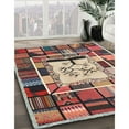 thumbnail image 2 of Ahgly Company Indoor Rectangle Contemporary Brown Red Southwestern Area Rugs, 4' x 6', 2 of 6