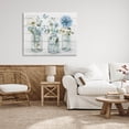 thumbnail image 2 of Blue Country Jar Bouquets Botanical & Floral Graphic Art Gallery Wrapped Canvas Print Wall Art, 2 of 7