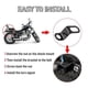 thumbnail image 4 of 1Pair Motorcycle Lamp Brackets Turn Signal Light Lamp Mount Headlight Brackets Motorbike Fork Indicator Mount Lamps Holder, 4 of 5