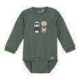thumbnail image 1 of Minymo Justaucorps à Manches Longues - Forêt Foncée (6 Mois), 1 of 3