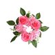 thumbnail image 3 of Corona de anillos de vela de pilar floral artificial Decoración de Halloween de 7.87 pulgadas Rosa, 3 of 9