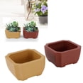 thumbnail image 4 of Anti-Impact Flower Pot Flower Pot Elegant Beautiful for Cactus Small Succulent Plants Flowers Herbs ANGGREK Otros, 4 of 8