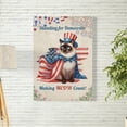 thumbnail image 2 of Democratic Siamese Cat Making Meow Count Election 2024 Vertical Matte Canvas Poster Cat Lover Kitten Owner Gifts Wall Art Home Decor - 01001, 2 of 5