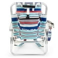 thumbnail image 2 of Homevative Folding Backpack Kids Beach Chair with Cup Holder and Phone Holder - Set of 1, Blue, 2 of 3