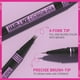 thumbnail image 4 of Bolígrafo de cejas iMethod Magic 2 en 1, impermeable, dura todo el día, gris, 4 of 8