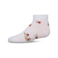 thumbnail image 3 of MeMoi  Blissful Bloom Anklet Socks - Girls - Female, 2, Winter White, 3 of 11