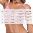 thumbnail image 6 of GERsome Front Closure Bras for Women Wireless Snap Comfort Full Coverage Seamless Supportive Bralettes Pink 2XL, 6 of 6