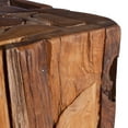thumbnail image 2 of vidaXL Side Table 11.8"x11.8"x31.5" Solid Teak Wood, 2 of 8