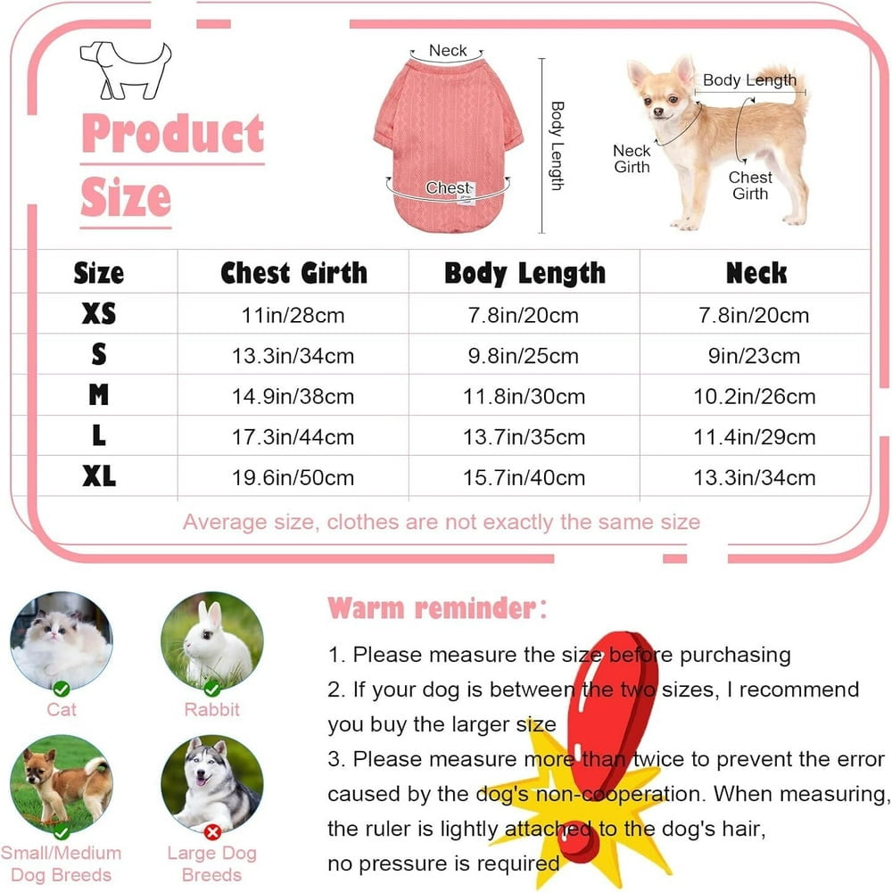 EIMELI 4 Pack Dog Knitted Sweater Dog Clothes for Small Medium Dogs  Warm Soft Puppy Kitten Dog Sweaters for Boy Girl Pet in Winter  Pet Cat Clothes Outfits Cold Weather Pullover for Chih