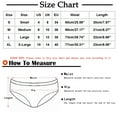 thumbnail image 2 of Thongs Panties for Women Tbopshirt Womens Thongs Briefs,Solid Underwear Lingerie Panties Ladies Underpants Thongs,Women's Hipsters Underwear, 2 of 2