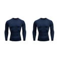 thumbnail image 1 of Sonducket Men Thermal Underwear Tight Winter Skiing Long Compression Clothes Sleeve Tops Running Warm Sportswear for Bodybuilding Type2 NO2, 1 of 6