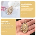 thumbnail image 3 of Collar de la Virgen María, collar religioso cristiano, joyería, collar con colgante para mujer, 3 of 6