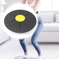 thumbnail image 6 of lacooooppia Wobble Balance Board Core Stability Board Fitness Training Plate Rotatable Rocker Board with Massage Touchpoints PP Material Suitable for Office Home Yellow, 6 of 8