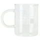 thumbnail image 1 of Taza, taza de vaso de vidrio de borosilicato, taza de vidrio de borosilicato, taza de química, diseño aerodinámico, 1 of 8