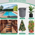 thumbnail image 6 of Plant Caddy with Wheels Heavy Duty, 15-21" Adjustable Plant Stand with Wheels, Large Plant Dolly Cart for Vertical Garden Tower, Vertical Planters, Patio Umbrella Base, Plant Pots, Trash Can (Black), 6 of 7