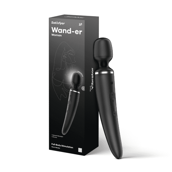 Satisfyer Wand-er Woman Vibrator - Black
