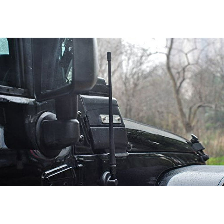 Rydonair Antenna Compatible with Jeep Wrangler JK JKU JL JLU Rubicon Sahara 2007 2022 13 inches Flexible Rubber Antenna Replacement Designed for Optimized FM AM Reception Walmart