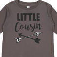 thumbnail image 4 of Inktastic Little Cousin with Arrows Boys or Girls Long Sleeve Toddler T-Shirt, 4 of 5