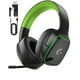 thumbnail image 1 of Auriculares Inalámbricos para Juegos de 2,4 GHz para PS5/PS4/PC/Switch/Xbox - Auriculares Bluetooth 5.3 con Micrófono con Cancelación de Ruido, Sonido Surround 7.1, Duración de Batería de 70 H, Luces RGB, Plegables, Portátiles, Negro y Verde, 1 of 5