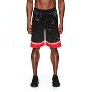 AND1 Mens and Big Mens Active Core 12" Colorblock Home Court Basketball Short, up to size 3XL