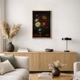 thumbnail image 5 of Framed Canvas Print Still Life Flower Wall Art Vintage Botanical Decorative for Living Room Bedroom - 16"x24" NATURAL, 5 of 8