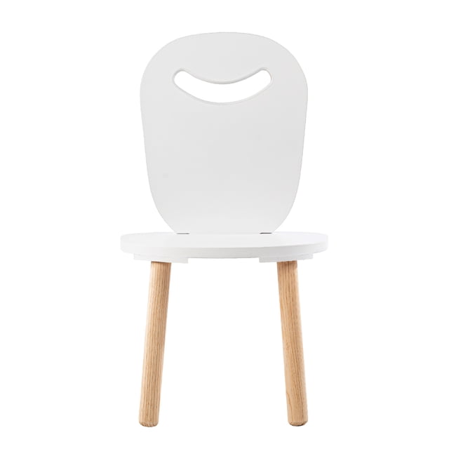 Silla Infantil Moderna Con Agarradera Blanca Duduk