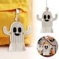 thumbnail image 2 of Macrame Style Hand Woven Halloween Wall Hanging Soft Rope Decoration For Home Party Indoor, 2 of 7