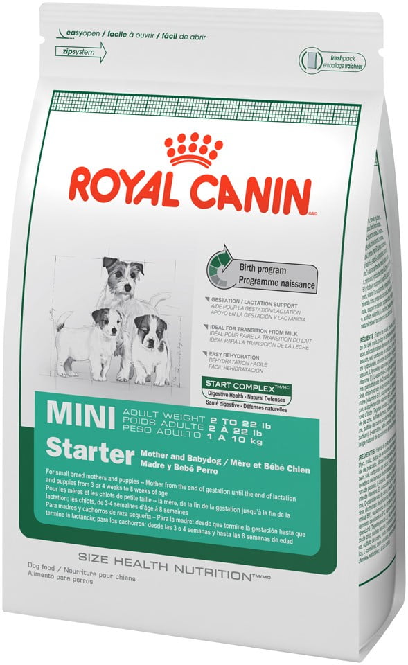 Persoon belast met sportgame Hoogte ik betwijfel het Royal Canin Starter Mother & Babydog Mini Small Breed Dry Dog Food, 15 lb -  Walmart.com