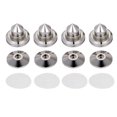 thumbnail image 2 of maskred 4PCS Speakers Stand Spikes Loudspeaker Box Nails Pads Copper Alloy Silver, 2 of 9