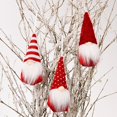 thumbnail image 2 of Adornos para árbol de Navidad, dibujo de Papá Noel, anciano, peluche tejido, adorno colgante para árbol de Navidad, regalos de Feliz Año Nuevo, 2 of 5