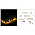 thumbnail image 4 of Cerco de Carrocería de Camión RC Sunnimix para WPL D12 Escala 1:10 Accesorios con Luz Amarilla, 4 of 8