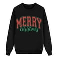 thumbnail image 6 of KHONTS Christmas Family Matching Sweatshirt Merry Xmas Holiday Party Ugly Shirt Crewneck Pullover Tops Kids Black, 6 of 6
