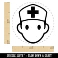 thumbnail image 2 of Occupation Medical Nurse Icon Self-Inking Rubber Stamp Ink Stamper - Purple Ink - Mini 1/2 Inch, 2 of 7