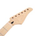 thumbnail image 4 of NFTIGB Electric Guitar Neck Maple Fretboard 22 Frets Bone Nut for ST Replacement Pre Drilled 10mm / 0.39 inches Tuner Holes Dual Action Truss Rod Right Handed Musical Instrument Accessory, 4 of 9